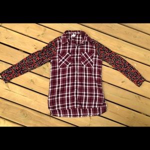 Aeropostale X Bethany Mota Plaid Floral Combo